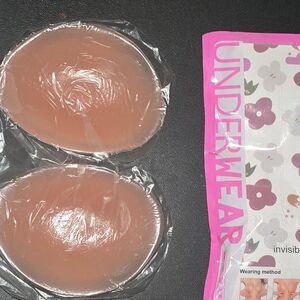 NWT Jeserom Bra Womens Size A Nude Adhesive Strapless Reusable Backless Invisibl